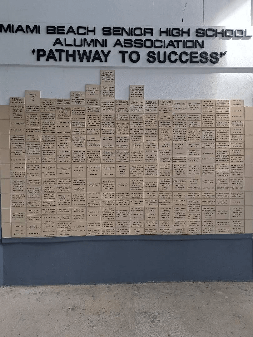 Sample engraved Pathway to Success brick